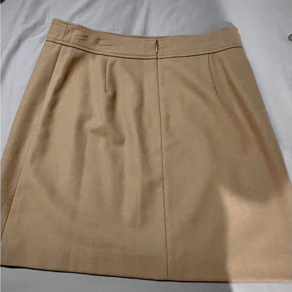 NWOT j crew tan high waisted skirt - Picture 3 of 4